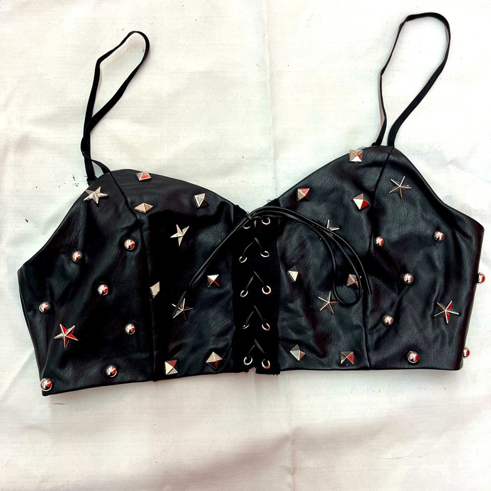 star studded Crop top